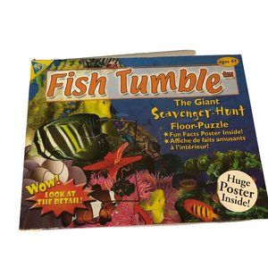 The Orb Factory Fish Tumble Giant Scavenger Hunt Floor Puzzle 48 Pieces